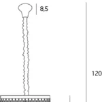 Lampy wiszące → Maxlight P0266 Puccini 40cm