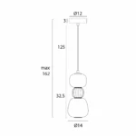 Lampy wiszące → Maxlight P0629 Modern 13W