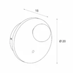 Kinkiety → Maxlight W0426 Lando