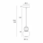 Lampy wiszące → Maxlight P0626 Modern 5W