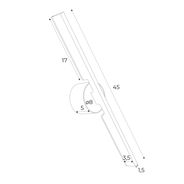 Kinkiety → Maxlight W0347 Merano II