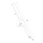 Zidne svjetiljke → Maxlight W0348 Merano II