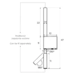 Wandleuchten → Maxlight W0340 Organic