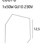Plafony → Maxlight C0070 Basic Square