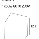Plafony → Maxlight C0071 Basic Square