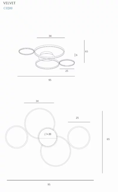 Plafony → Maxlight C0200 Velvet