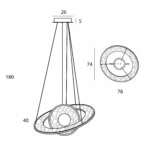 Lampy wiszące → Maxlight P0638D Alexia