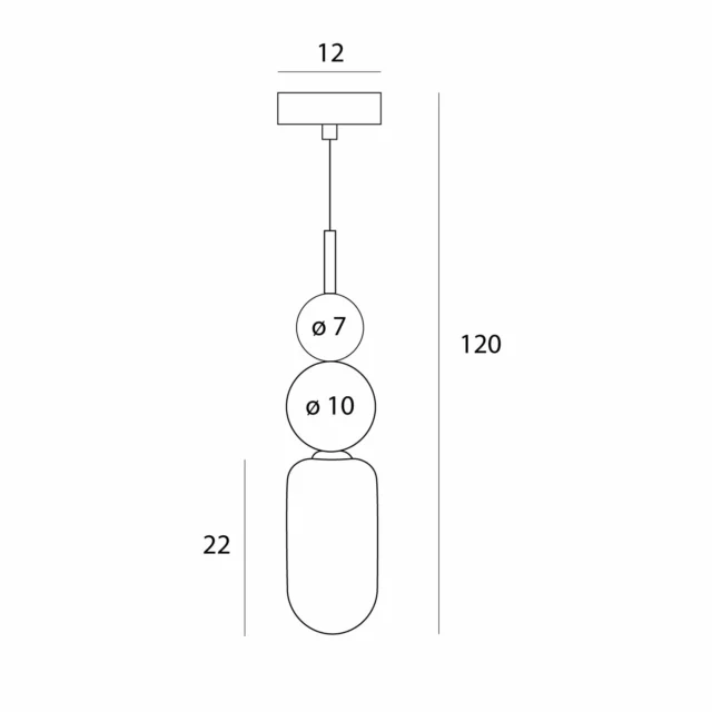 Pendant lamps → Maxlight P0641 Nova