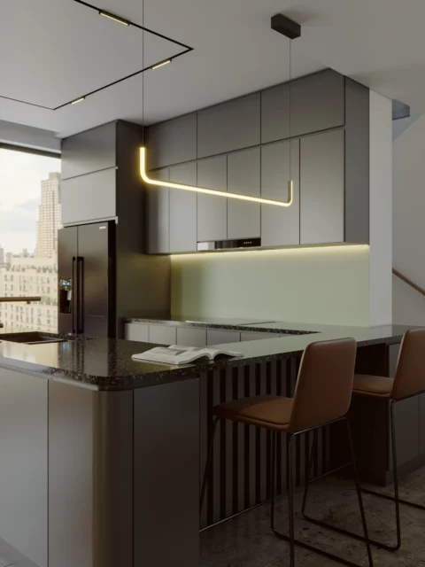 Lampy wiszące → Maxlight P0644 Urus 17W