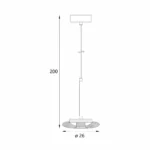 Lampy wiszące → Maxlight P0649 Lunaris
