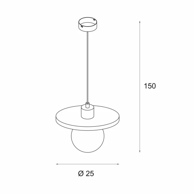 Lampy wiszące → Maxlight P0650 Lando