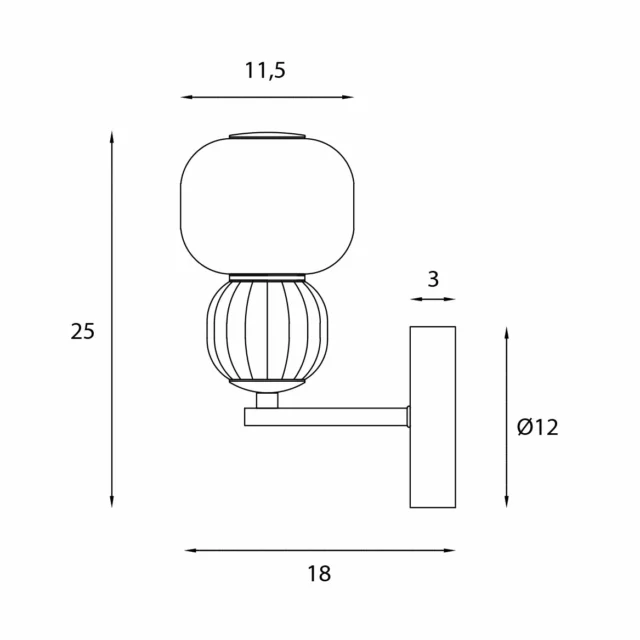 Kinkiety → Maxlight W0400 Modern
