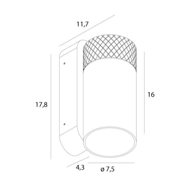 Wall lamps → Maxlight W0411 Fusion