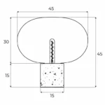 Table lamps → Maxlight T0057 Moonstone