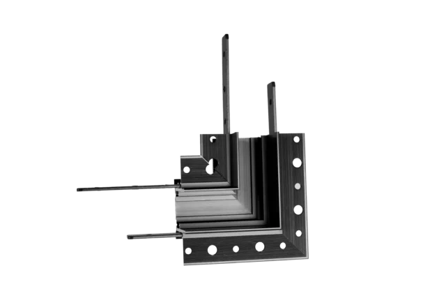 Systemy Szynowe → Magnetyczne → Akcesoria → Maxlight MT0008 Magnetic Kątownik mechaniczny 90° szyny wpuszczanej MT0006/MT0007