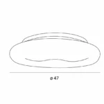 Ceiling lights → Maxlight C0234 Duo 47cm