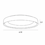 Ceiling lights → Maxlight C0236 Tornado 48cm