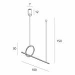 Pendant lamps → Maxlight P0570D Lozanna