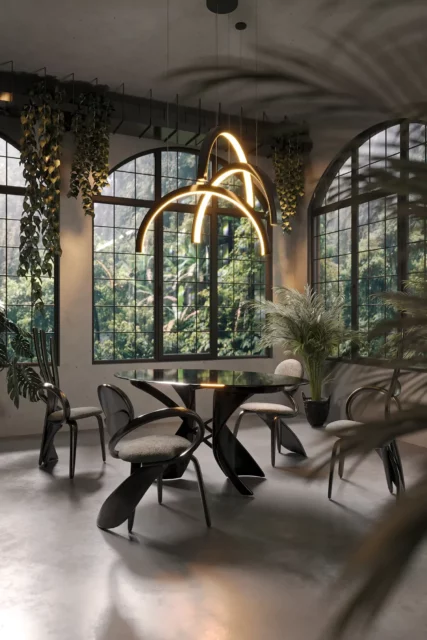 Pendant lamps → Maxlight P0509 Trio Arc III