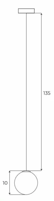 Systemy Szynowe → Magnetyczne → Oprawy → Maxlight M0045N Magnetic Kula Wisząca On/Off