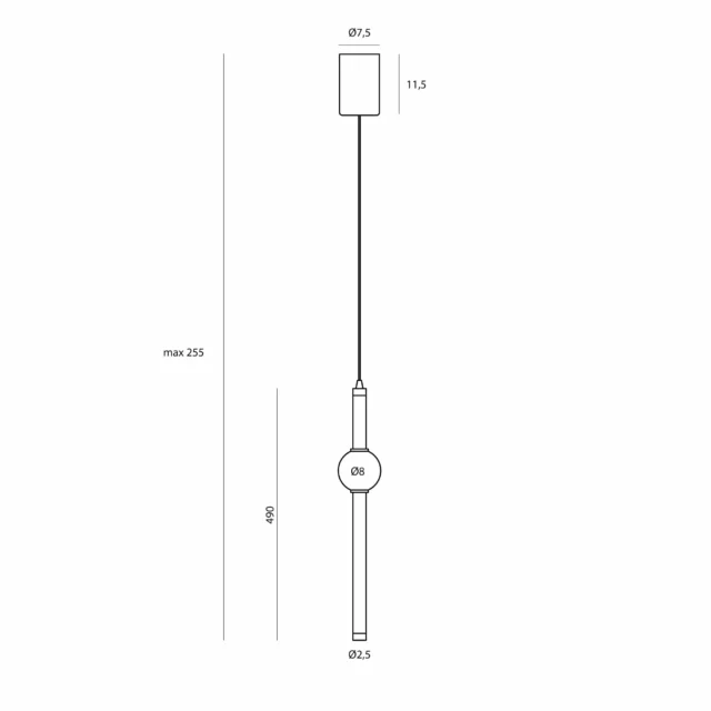 Pendant lamps → Maxlight P0611 Verdes