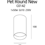 Plafony → Maxlight C0142 Pet Round