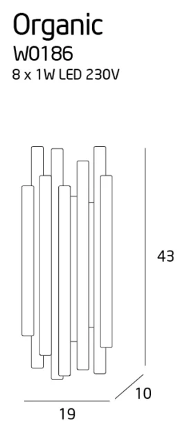 Kinkiety → Maxlight W0186 Organic