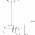 Lampy wiszące → Maxlight P0384 Seda