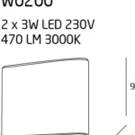 Kinkiety → Maxlight W0200 Zone I