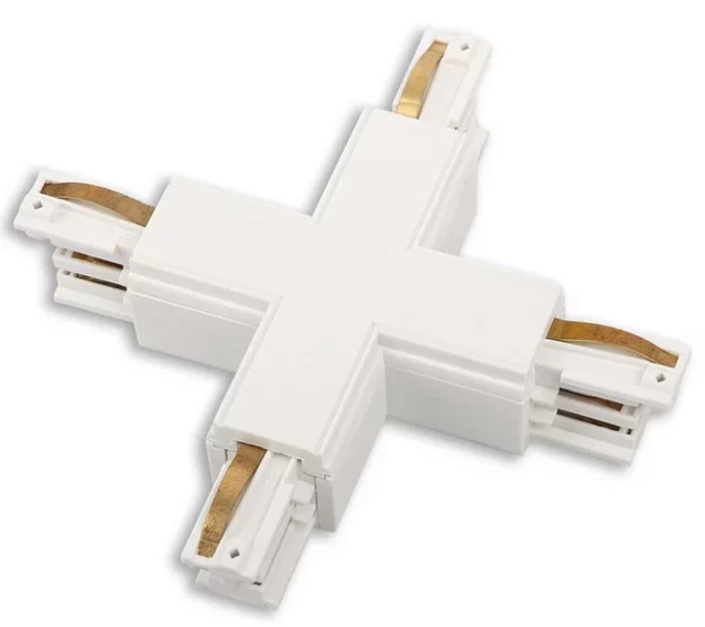 Systemy Szynowe → Systemy Szynowe 3-Fazowe → Akcesoria → Maxlight MHT1-X-WH Łącznik X