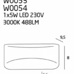 Kinkiety → Maxlight W0053 Hugo