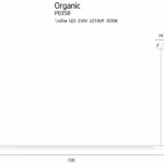 Підвісні лампи → Maxlight P0358 Organic Horizon 150cm