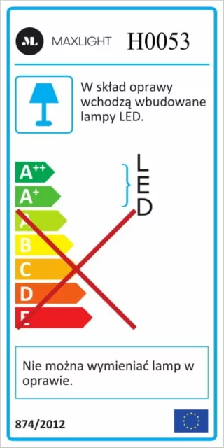 Oświetlenie Techniczne → Wpuszczane → Maxlight H0053 Panelled Square