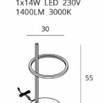 Table lamps → Maxlight T0042 Lozanna