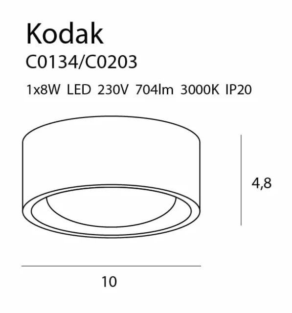 Plafony → Maxlight C0203 Kodak I