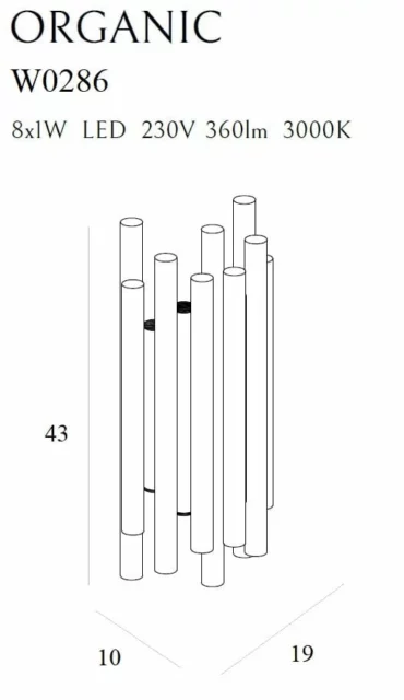 Kinkiety → Maxlight W0286 Organic