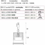 Oświetlenie Techniczne → Wpuszczane → Maxlight H0112 Moduł świetlny Bellatrix ściemnialny – do opraw wpustowych Bellatrix