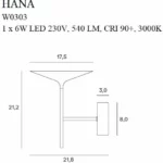 Wall lamps → Maxlight W0303 Hana
