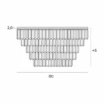 Plafony → Maxlight C0224 Monaco 80cm