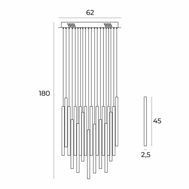Lampy wiszące → Maxlight P0476D Organic