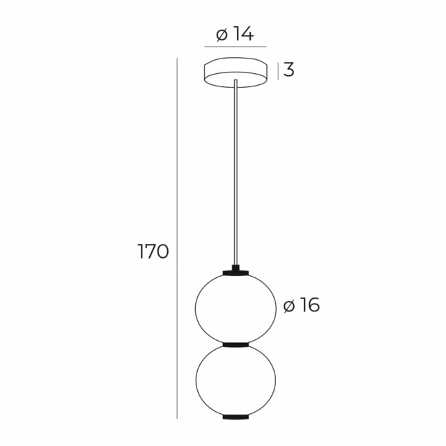 Pendant lamps → Maxlight P0469 Tama