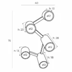 Ceiling lights → Maxlight C0230 Laxer
