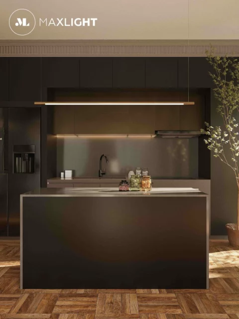 Підвісні лампи → Maxlight P0360D Organic Horizon 150cm