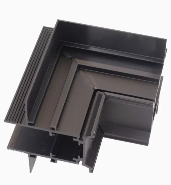 Systemy Szynowe → Magnetyczne → Akcesoria → Maxlight MT0009 Magnetic Kątownik mechaniczny uskoku szyny wpuszczanej MT0006/MT0007