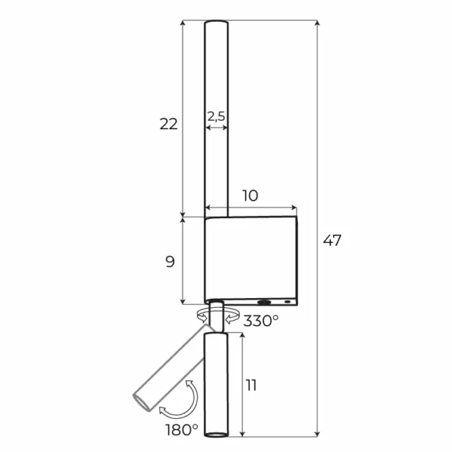 Kinkiety → Maxlight W0341 Organic