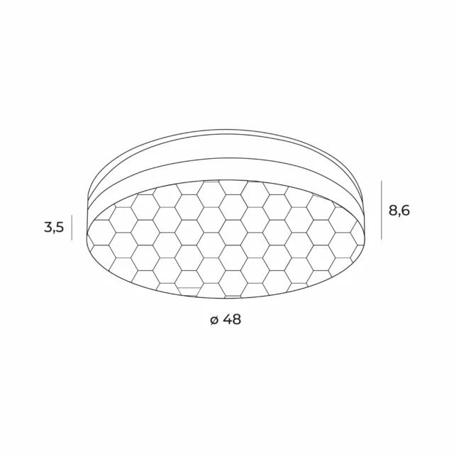 Plafony → Maxlight C0218 Sekko