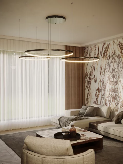 Lampy wiszące → Maxlight P0663D Cayenne 3