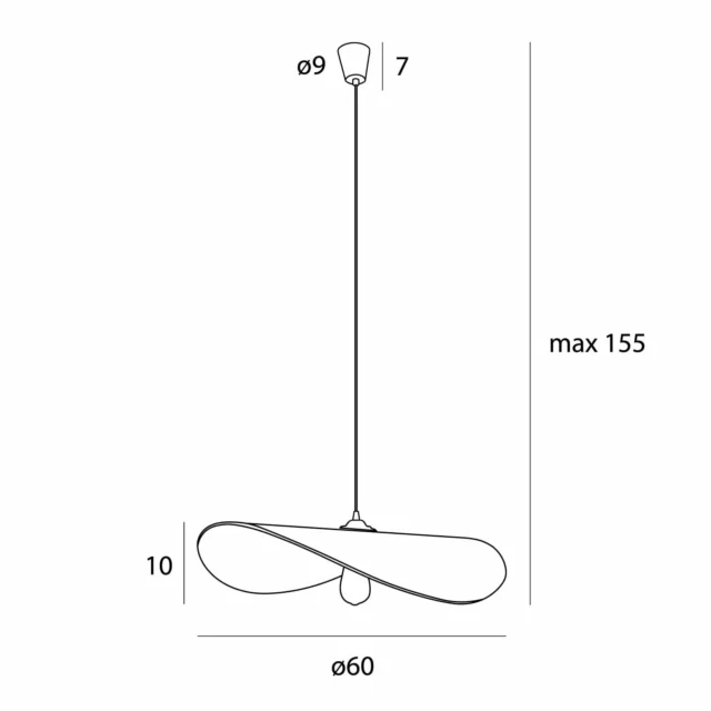 Lampy wiszące → Maxlight P0585 Pan