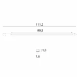 Systemy Szynowe → Magnetyczne → Oprawy → Maxlight M0052Z Magnetic Linia płaska 111cm Zigbee