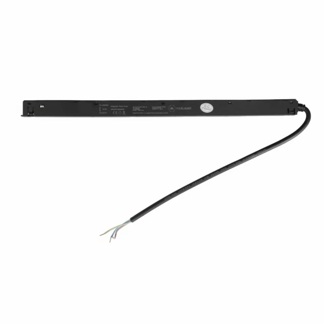 Systemy Szynowe → Magnetyczne → Akcesoria → Maxlight MA0033 Magnetic Zasilacz doszynowy do szyny natynkowej niskiej 150W